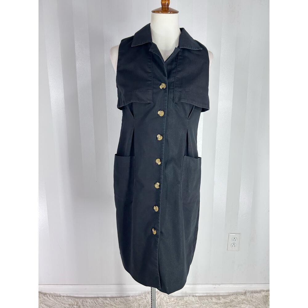 CLARI.E. Women’s Black Sleeveless Sheath Dress Sz 8